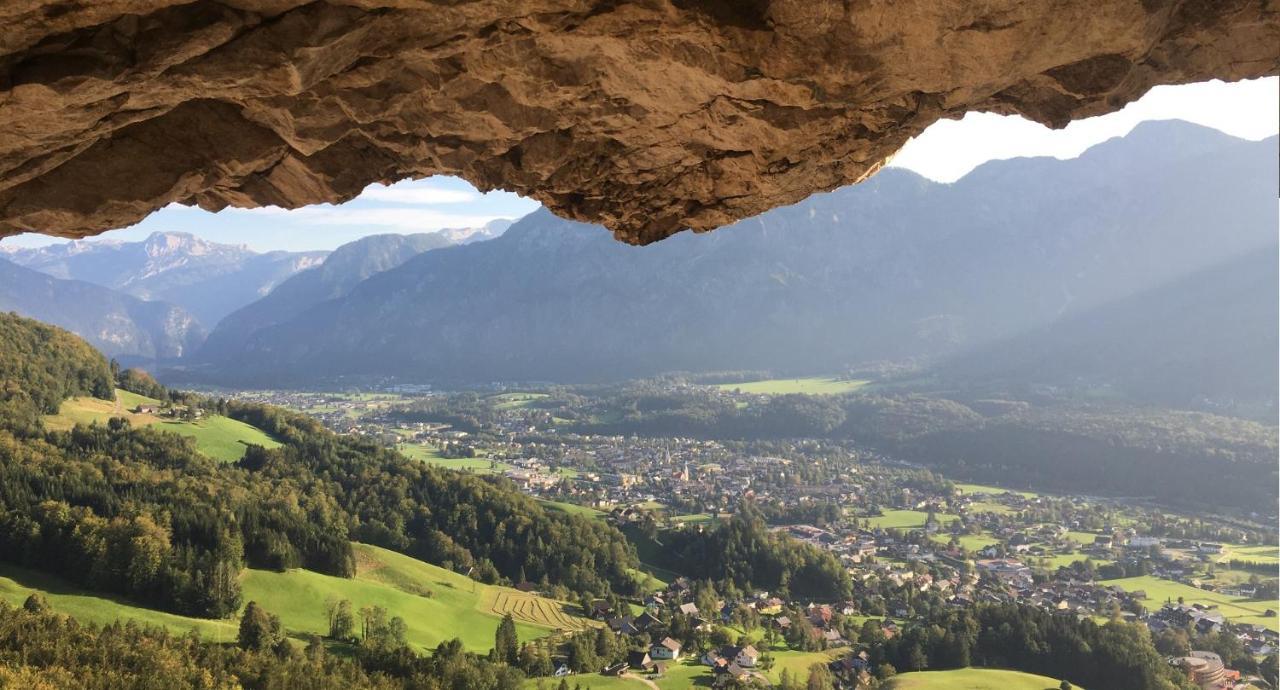 Ferienwohnung Stoablick - Barrierefrei Mit Bergblick Bad Goisern Kültér fotó
