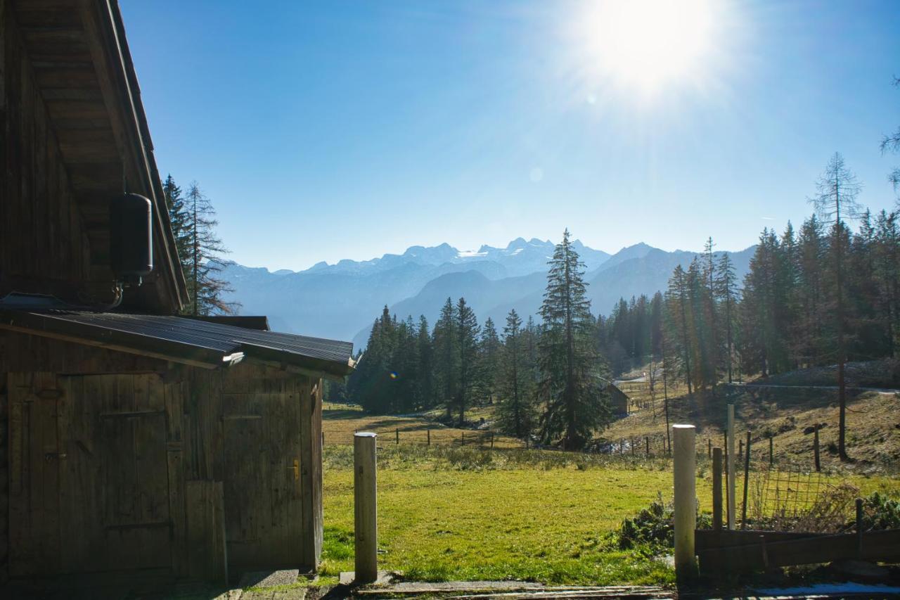 Ferienwohnung Stoablick - Barrierefrei Mit Bergblick Bad Goisern Kültér fotó